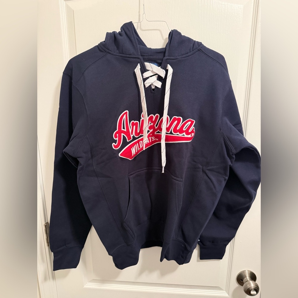 Blue 84 Arizona Wildcats Navy Hooded Pullover Sweatshirt - Size S